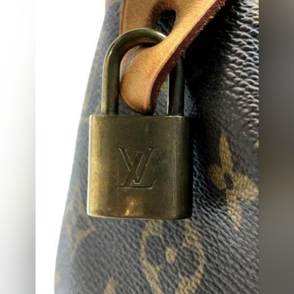 Louis Vuitton Speedy 30 Brown Monogram Coated Canvas Satchel Handbag - Picture 4 of 8